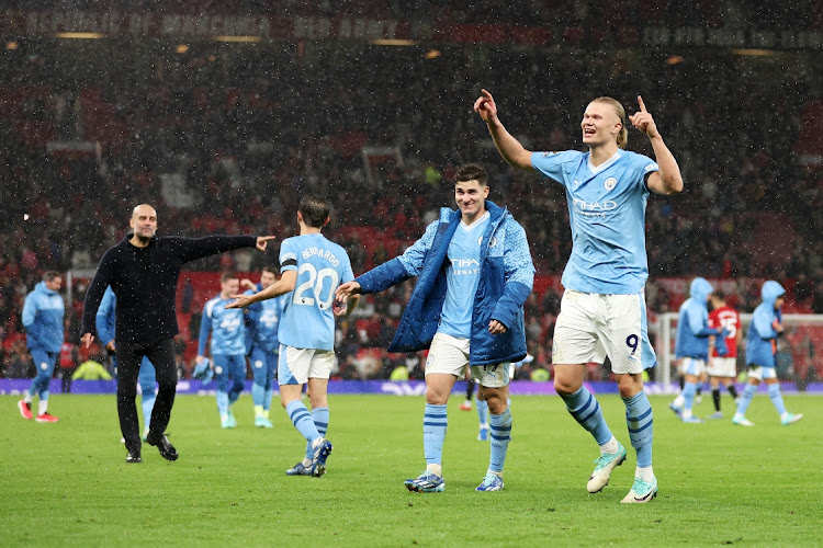 Haaland’s double leads City to 3-0 win over United in Manchester derby