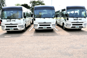 Welfare: Defense Ministry inaugurates 3 buses for staff