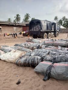 Navy intercepts 50 sacks of cannabis worth N70m in Badagry