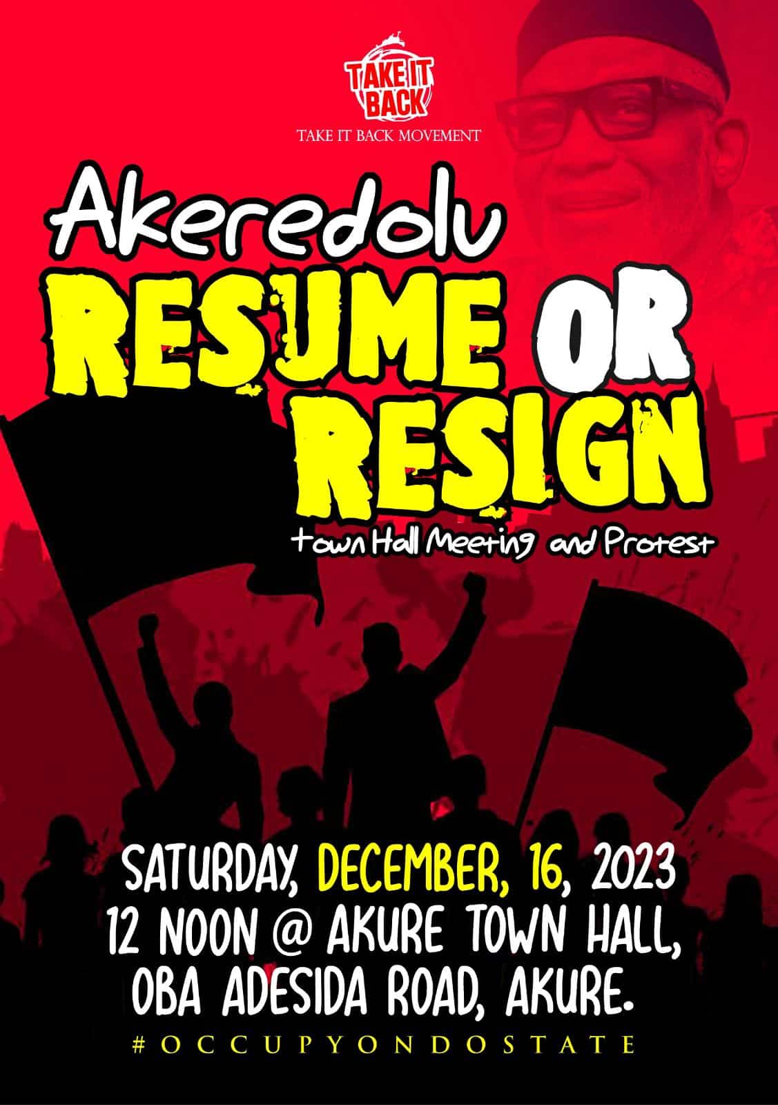 Sowore to lead ‘Akeredolu Resume or Resign’ protest in Ondo