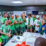 Shettima and Super Eagles players