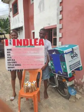 NDLEA arrests hair stylist, dispatch rider selling drug-laced chin-chin