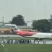 VIDEO: Dana aircraft veers off runway