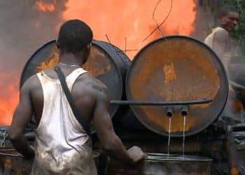 Oil Theft: Navy impound three barges, arrest seven suspects, in Bayelsa