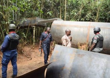 NSCDC uncovers illegal refining sites in Rivers
