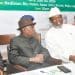 L-R: President, Nigerian Guild of Editors, Mr Eze Anaba; Publisher, Vanguard Media Group, Mr Sam Amuka; Chairman, This Day/Arise Media Group, Mr Nduka Obaigbena; and Managing Director, News Agency of Nigeria, Malam Ali M. Ali at Lateef Jakande Annual Memorial Lecture 2024 in Lagos...on Tuesday.