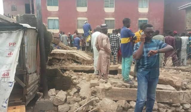 2 rescued from collapsed building in Osun