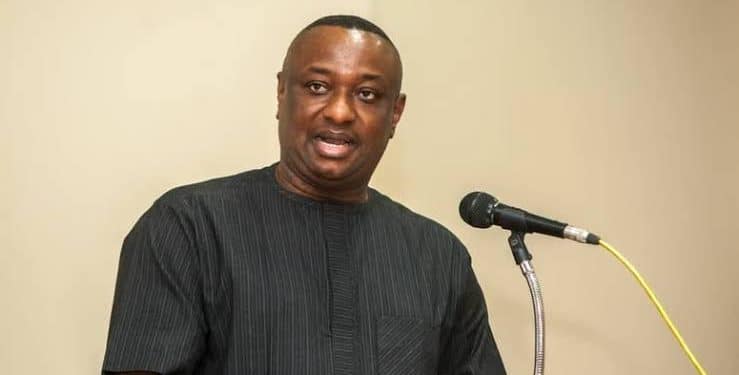 Alt="Minister of Aviation and Aerospace Development, Mr Festus Keyamo (SAN)"