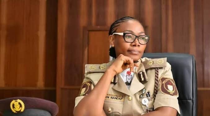 Alt="Kemi Nandap, Comptroller General, Nigeria Immigration Service"