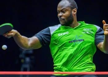 Alt="Quadri Aruna Nigerian male table Tennis player"