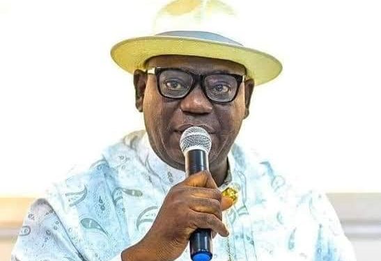 Alt="President of the ljaw National Congress, (INC), Prof. Benjamin Okaba"