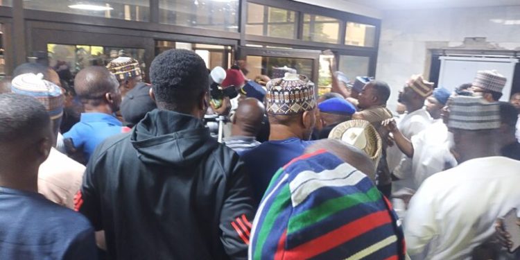 Commotion at Supreme Court