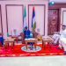 President Bola Tinubu receiving Mr Carlos Areias, the newly appointed Brazilian ambassador to Nigeria, at the State House, Abuja...on Thursday