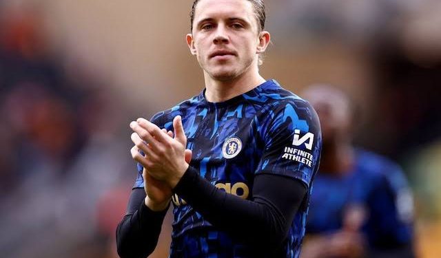 Alt="England midfielder Conor Gallagher"