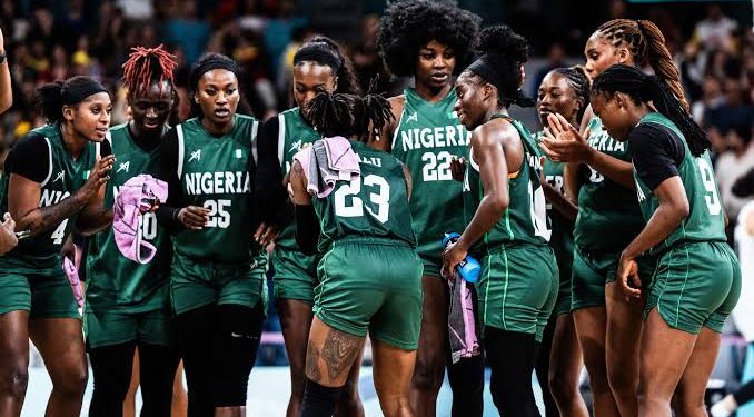 Alt="D’Tigress, Nigeria's senior national women basketball team"