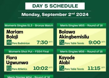 Day 5: #TeamNigeria at Paralympics Paris 2024