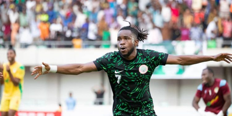 Super Eagles return to winning ways, trash Benin 3-0 in Uyo