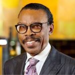 Alt="Mr Bismarck Rewane, Managing Director, Financial Derivatives Company"
