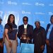 L-R: Esther Adino, Group Head, Retail and Digital Banking,  NOVA Bank; Chinwe Iloghalu, Executive Director, Institutional and Commercial Banking; Tayo Babalakin, The Nigeria Cup 2024 Champion; Ede Osemwengie, Chairman, Nova MBL Asset Management, and Dr. David Isiavwe, Executive Director, Operations and IT, at the event.