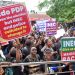 PDP women protest alleged rigging of Edo guber election by INEC, Police, APC; vow to reclaim Ighodalo’s mandate