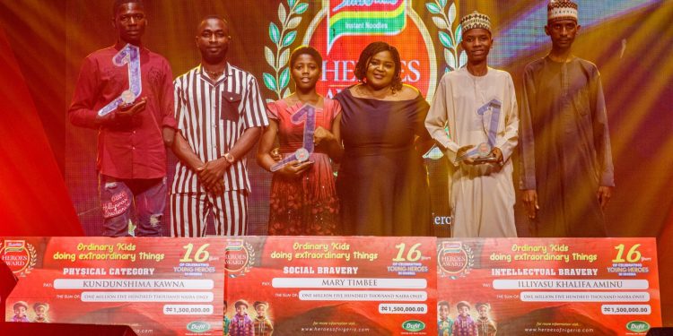 Three young Nigerians emerge winners in Season 16 of Indomie Heroes Awards
