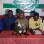 Alt="The Coalition of Civil Societies Networks (CCSN) during a press briefing on Wednesday in Abuja"