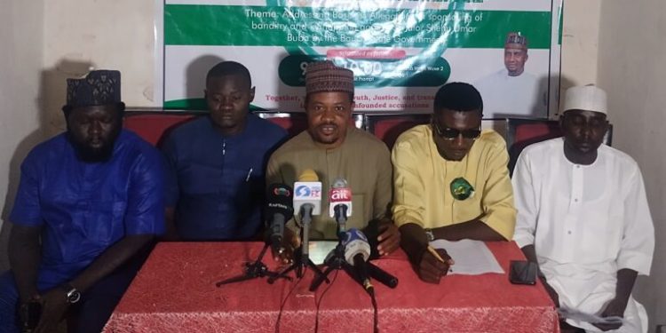 Alt="The Coalition of Civil Societies Networks (CCSN) during a press briefing on Wednesday in Abuja"