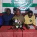 Alt="The Coalition of Civil Societies Networks (CCSN) during a press briefing on Wednesday in Abuja"