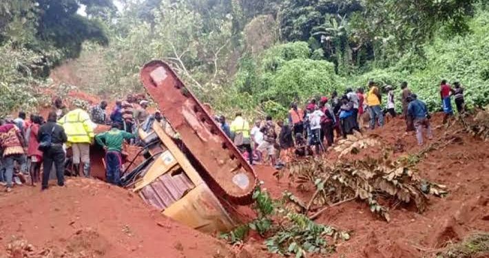 Alt="Death toll rises to 11 after landslide in western Cameroon"