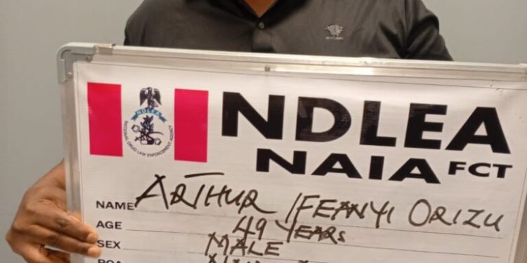 NDLEA arrests Paris-bound businessman for ingesting 74 wraps of heroin, cocaine