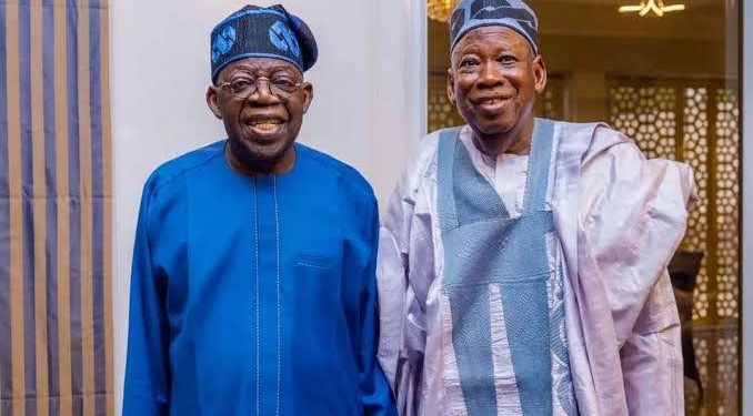 Tinubu congratulates Ganduje on 75th birthday