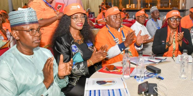 CAPTION: L-R: District 9127 Governor Nominee, Sikiru A. Owonikoko, District Governor Elect, District 9127, Princess Joy Okoro, District 9127 Governor, Mike Ukachi Nwanoshiri and District Rotary Representative Elect (DRRE), Akuchi Margarita Fatima, during the Rotary International District 9127 DTLS Seminar, held at National Judicial Institute (NJI) in Abuja.