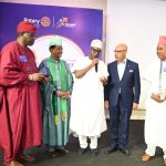 L-R: Past District Governor, Jide Akeredolu; CEO, Colenson Group, Chief Michael Olawale-Cole; President, Rotary Club of Lekki Phase 1, Rtn. Shina Elusakin; immediate past Group Managing Director of FBN Holdings Plc, Elder Urum Kalu Eke, and District Governor, Rotary International District 9112, Femi Adenekan at the Rotary Foundation Dinner & Dance held at the Civic Centre, Victoria Island, Lagos.