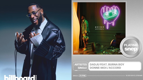 Burna Boy clinches Platinum Certification in France