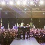 From left: Group Chairman, United Bank for Africa(UBA), Mr. Tony O. Elumelu; CEO, UBA Africa, Mrs Abiola Bawuah; and GMD/CEO, UBA Group, Mr. Oliver Alawuba, flanked by graduates of the Bank's Graduate Management Accelerated Programme(GMAP) Class of 2025, at the graduation ceremony held for over one thousand trainees from across Africa in Lagos...on Wednesday