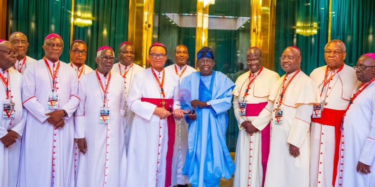 Tinubu and Catholic Bishops