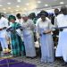 Alt="Gov. Babajide Sanwo-Olu of Lagos State (Right) and other family members at the Service of Songs of late Presidential spokesman Dr Doyin Okupe at Trinity House on Thursday in Lagos"