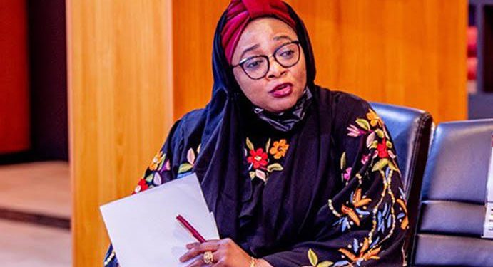Alt="Minister of Women Affairs and Social Development ,Hajia Imaan Sulaiman-Ibrahim"