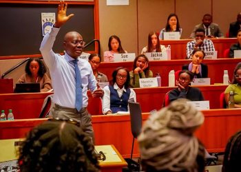 Sanwo-Olu at Harvard, says ‘Lagos is a place where people come in without anything and become somebody’ (see pix)
