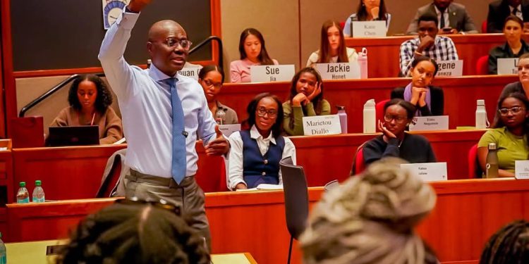 Sanwo-Olu at Harvard, says ‘Lagos is a place where people come in without anything and become somebody’ (see pix)
