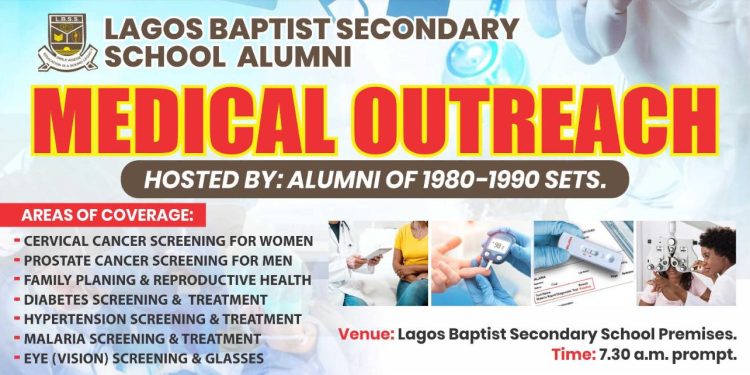 LABASCO: Medical outreach for old students holds Saturday