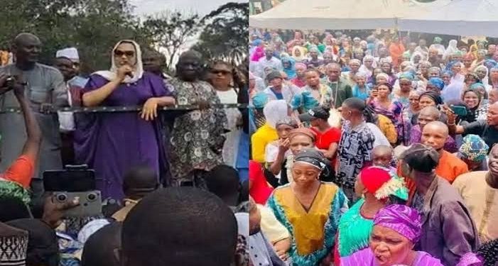 Natasha arrives Kogi in a chopper, says ‘nobody can stop me, this is my land’