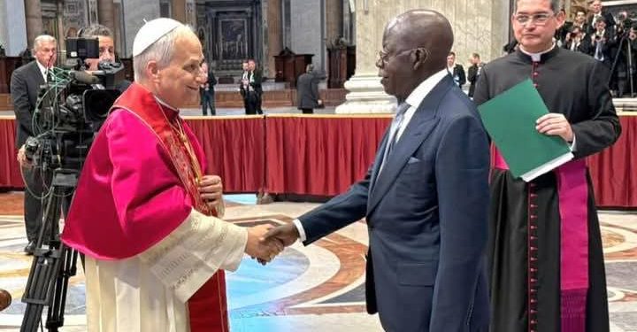 Pope Leo XIV and Tinubu