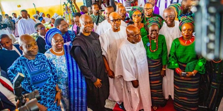 Obasanjo, governors, Ambassador Isola, others pay last respects to late Afenifere leader, Pa Adebanjo 