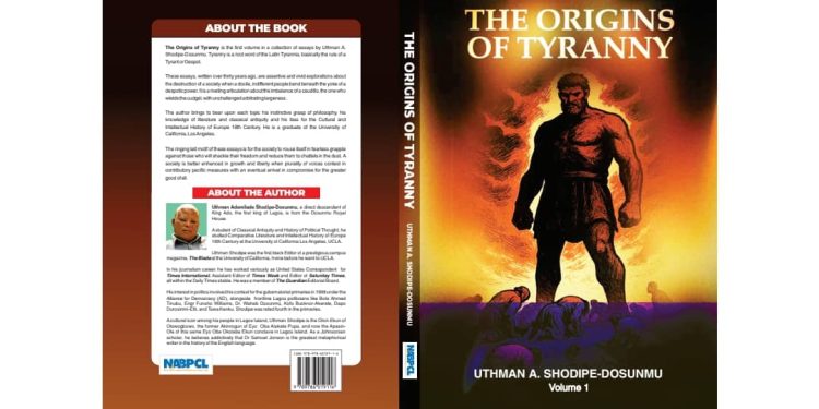 Big Bang! Uthman Shodipe-Dosunmu releases 30-chapter book ‘The Origins of Tyranny’