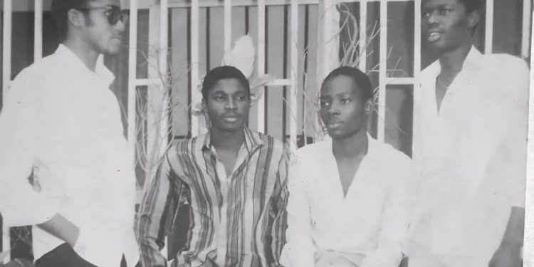 L-R: Sola Adu, Bamidele Saliu, 'dayo Adedayo and  Governor Babajide Olusola Sanwo-Olu.