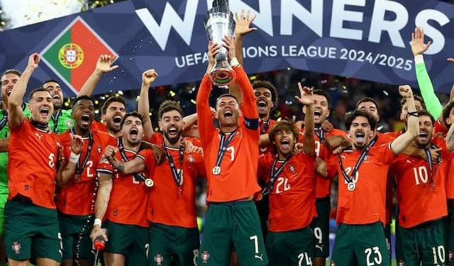 Portugal pip Spain to lift UEFA Nations League trophy