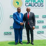 President, Central African Republic,  Faustin-Archange Touadéra and Group Chair, UBA and Heirs Holdings and Founder, Tony Elumelu Foundation, Mr. Tony Elumelu