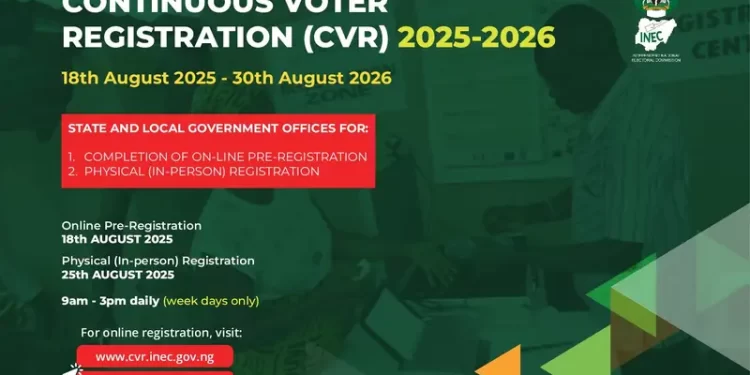 INEC to hold continuous voter registration in 811 centres across Nigeria
