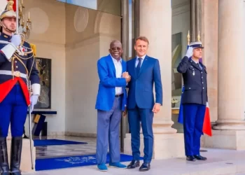 Tinubu, Macron hold meeting in Paris